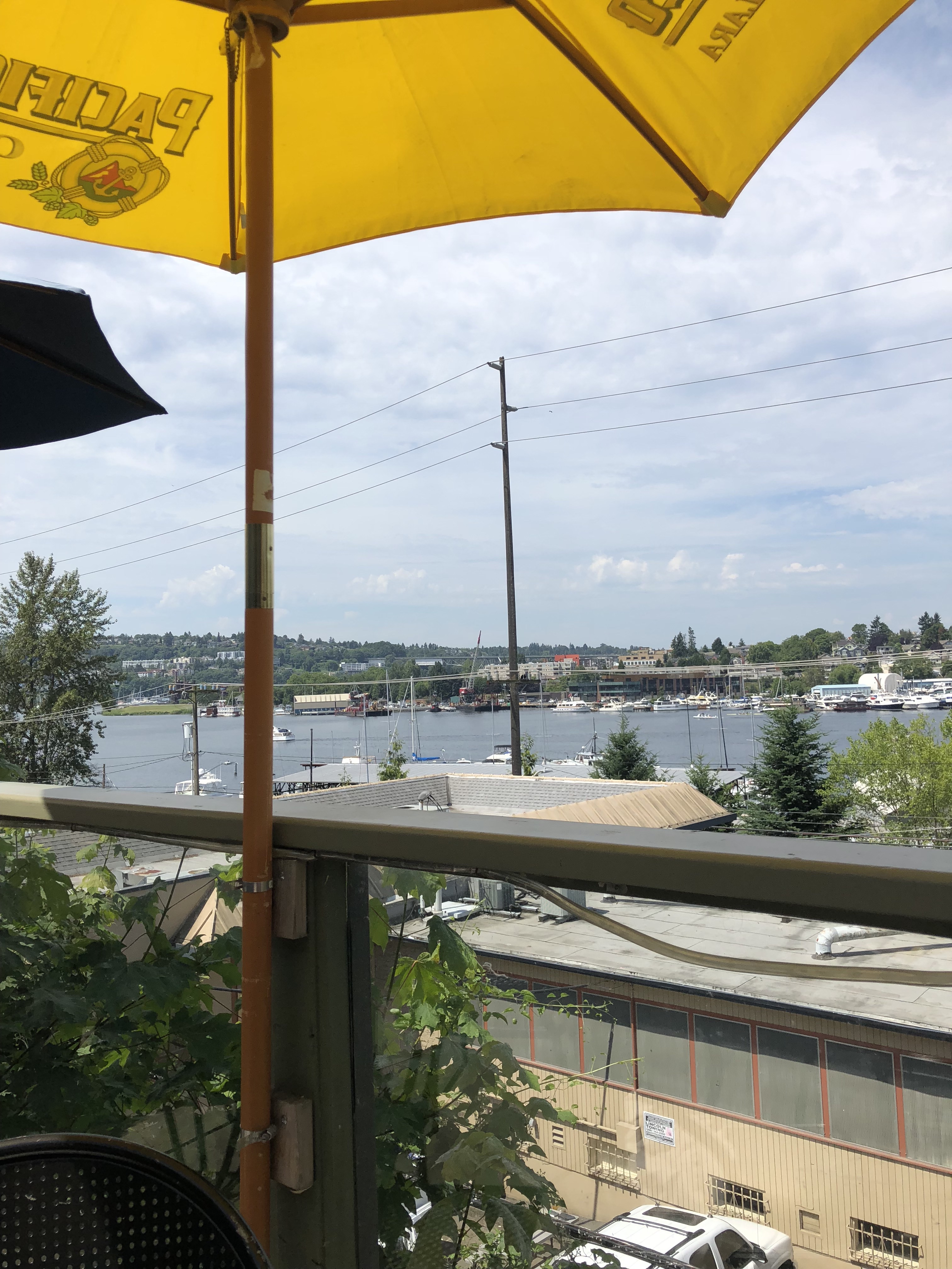 lunch on the water after retrieval 